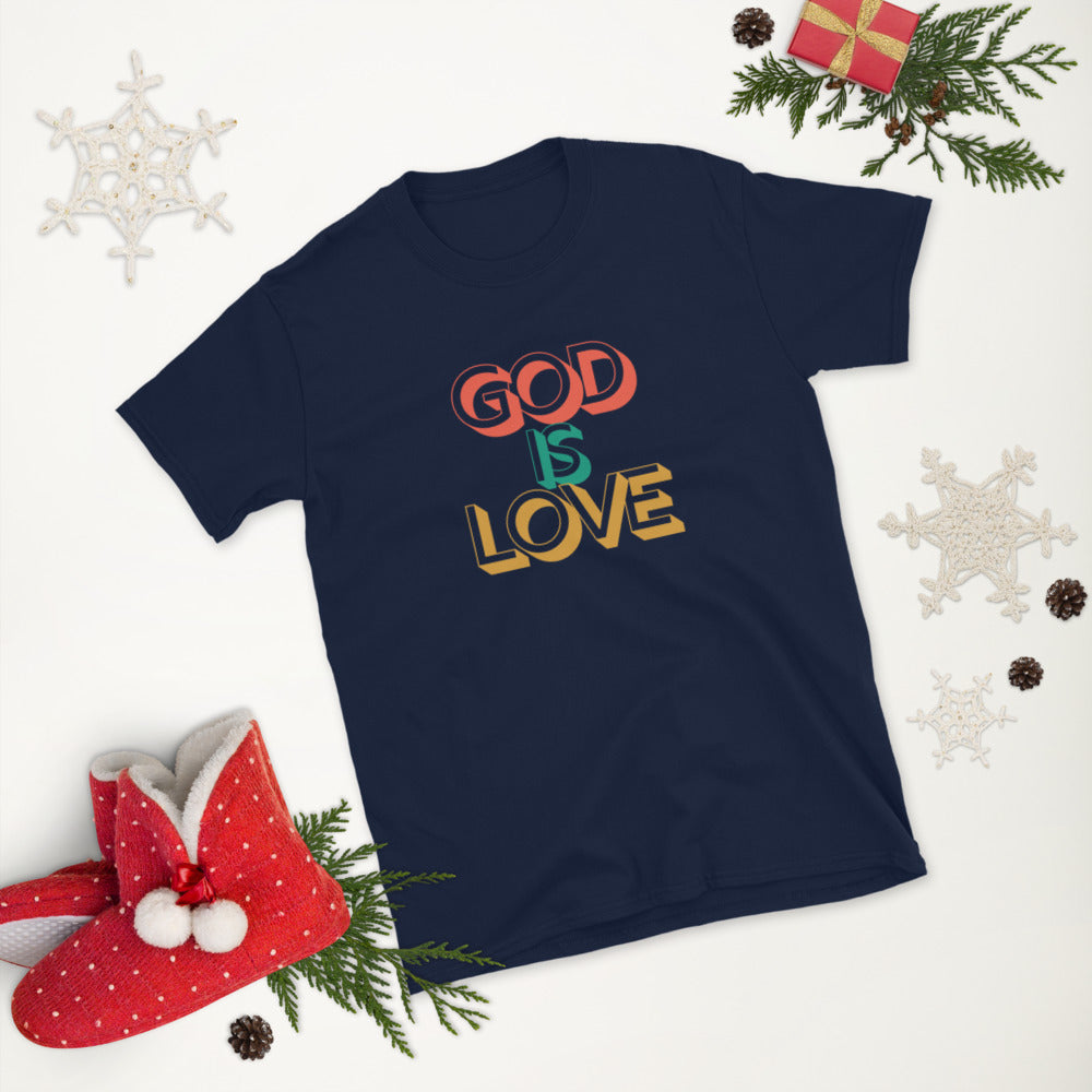 God is Love Short-Sleeve Unisex T-Shirt