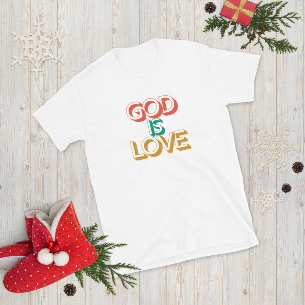 God is Love Short-Sleeve Unisex T-Shirt